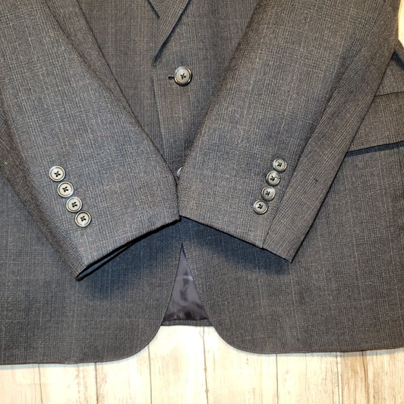 HART SCHAFFNER MARX Virgin WOOL Vintage Mens Sport Coat Blazer Jacket - Picture 4 of 6